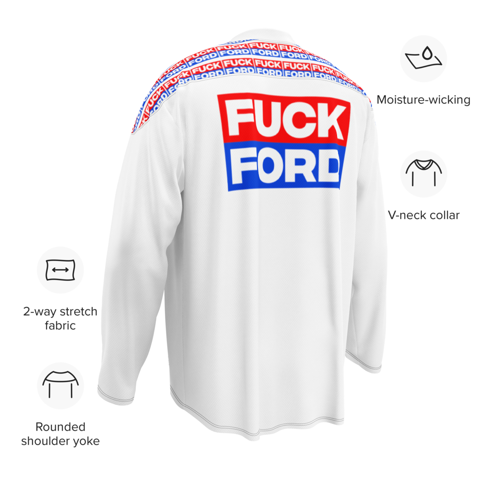 Ford Fest Sucks Hockey Jersey