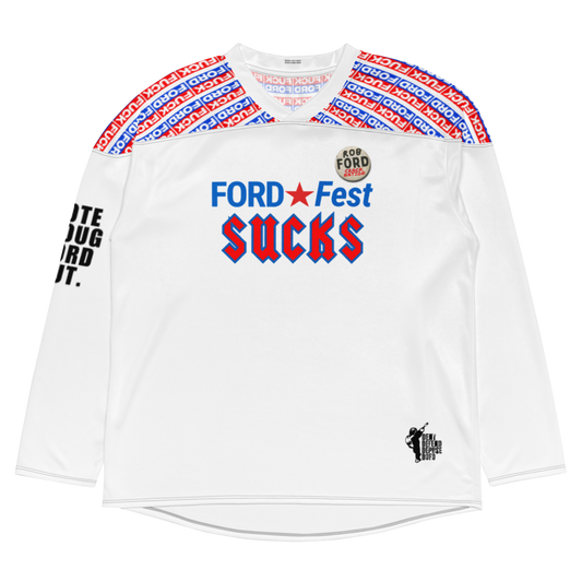 Ford Fest Sucks Hockey Jersey