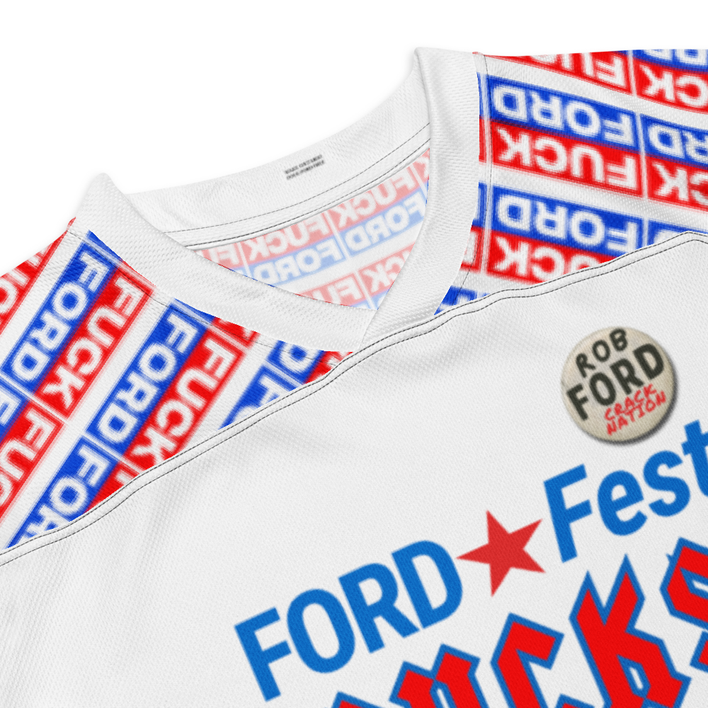 Ford Fest Sucks Hockey Jersey